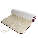 Bausinger Yogamatte Kontrast, 75 x 200 cm, 20mm Florhöhe, Natur